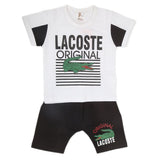 Newborn Boys Half Sleeves Suit - White, Kids, New Born Boys Sets And Suits, Chase Value, Chase Value
