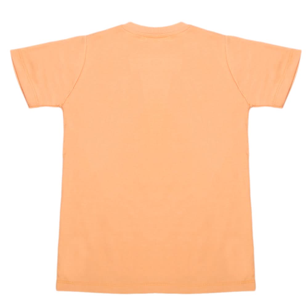 Boys Half Sleeves T-Shirt - Peach, Boys T-Shirts, Chase Value, Chase Value