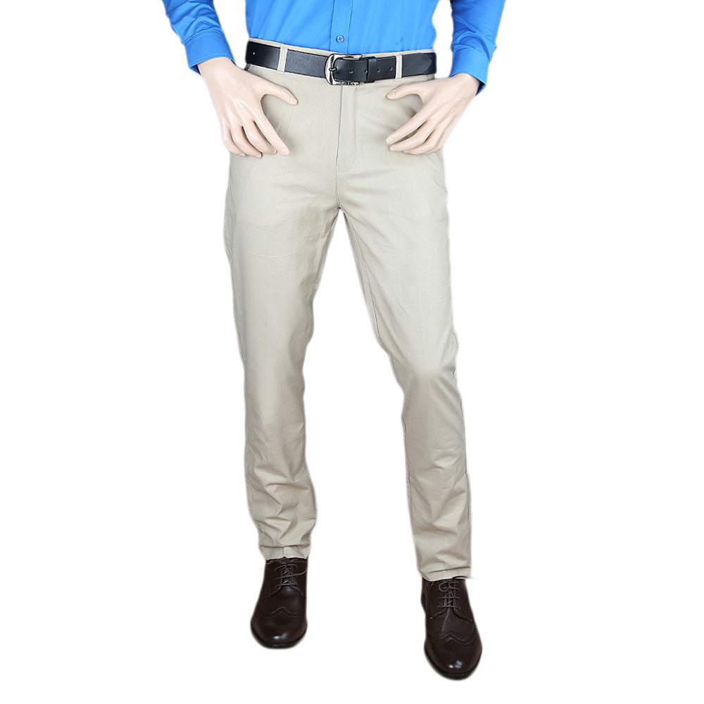 Men's Casual Cotton Pant - Fawn, Men, Casual Pants And Jeans, Chase Value, Chase Value