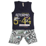 Boys Sando 2 Piece Suit - Navy Blue, Kids, Boys Sets And Suits, Chase Value, Chase Value