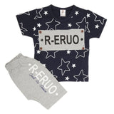Newborn Boys Half Sleeves Suit - Navy Blue, Kids, NB Boys Sets And Suits, Chase Value, Chase Value