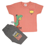Newborn Boys Half Sleeves Suit - Peach, Kids, NB Boys Sets And Suits, Chase Value, Chase Value