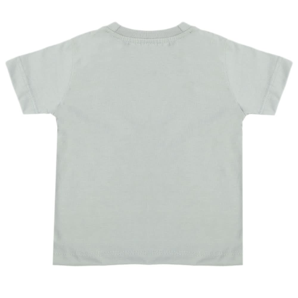 Boys Half Sleeves T-Shirt - Light Grey, Boys T-Shirts, Chase Value, Chase Value