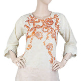 Women's Embroidered 2 Piece Suit - Cream, Women, Shalwar Suits, Chase Value, Chase Value