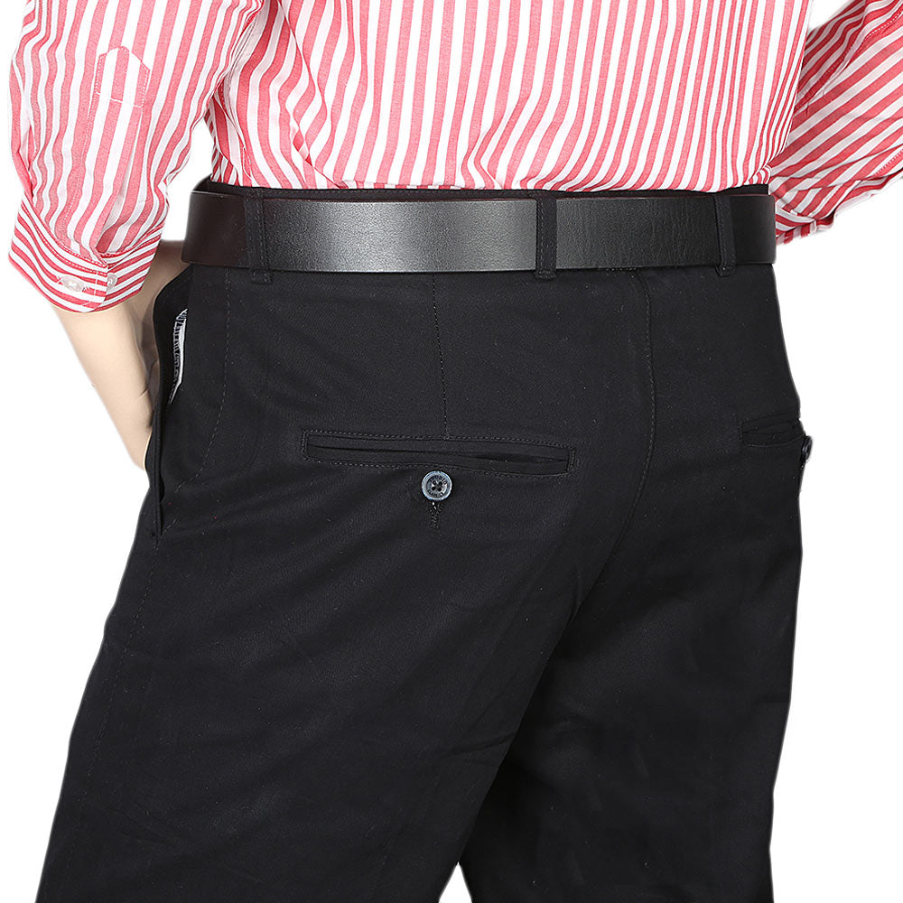 Men's Casual Cotton Pant - Black, Men, Casual Pants And Jeans, Chase Value, Chase Value