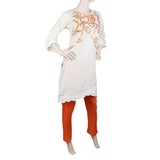 Women's Embroidered 2 Piece Suit - Cream, Women, Shalwar Suits, Chase Value, Chase Value