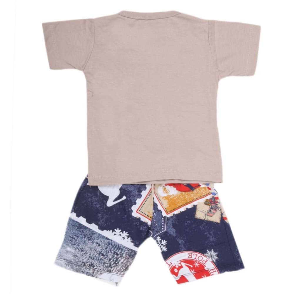 Boys Half Sleeves 2 Piece Suit - Light Grey, Kids, Boys Sets And Suits, Chase Value, Chase Value
