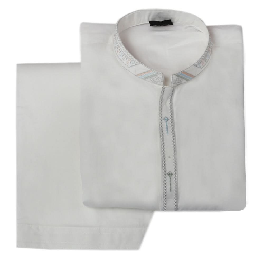 Boys Shalwar Suit - White, Boys Shalwar Kameez, Chase Value, Chase Value