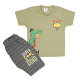Boys Half Sleeves 2 Piece Suit - Green, Kids, Boys Sets And Suits, Chase Value, Chase Value