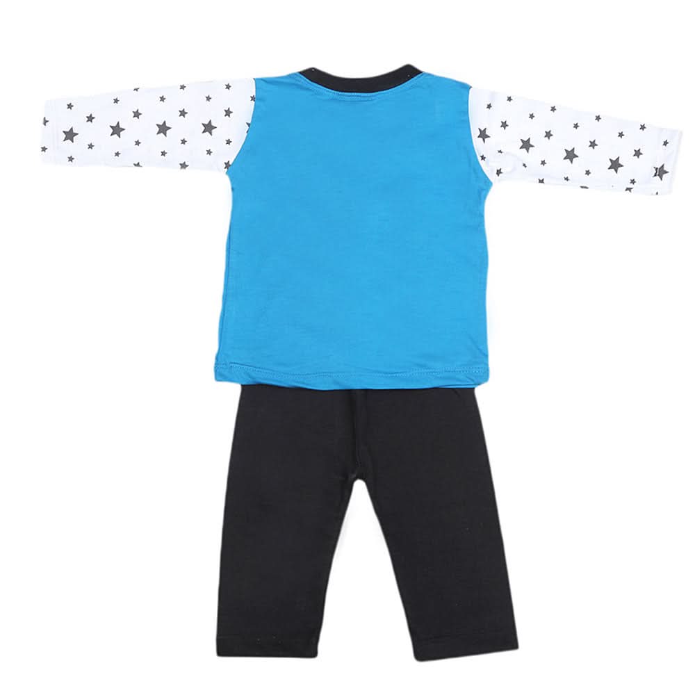 Boys Full Sleeves 2 Pcs Suit - Blue, Kids, Boys Sets And Suits, Chase Value, Chase Value