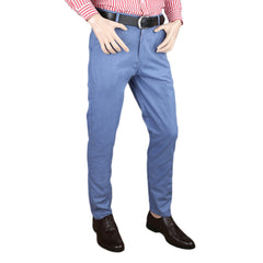 Men's Casual Cotton Pant - Blue, Men, Casual Pants And Jeans, Chase Value, Chase Value