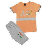 Boys Short Suit - Peach, Kids, Boys Sets And Suits, Chase Value, Chase Value