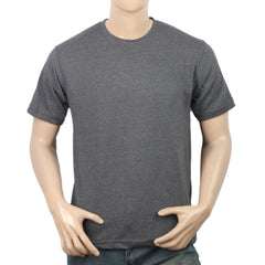 Men's Plain T-Shirt - Grey, Men, T-Shirts And Polos, Chase Value, Chase Value