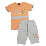 Boys Short Suit - Peach, Kids, Boys Sets And Suits, Chase Value, Chase Value