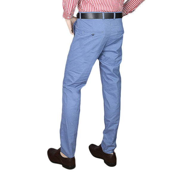 Men's Casual Cotton Pant - Blue, Men, Casual Pants And Jeans, Chase Value, Chase Value