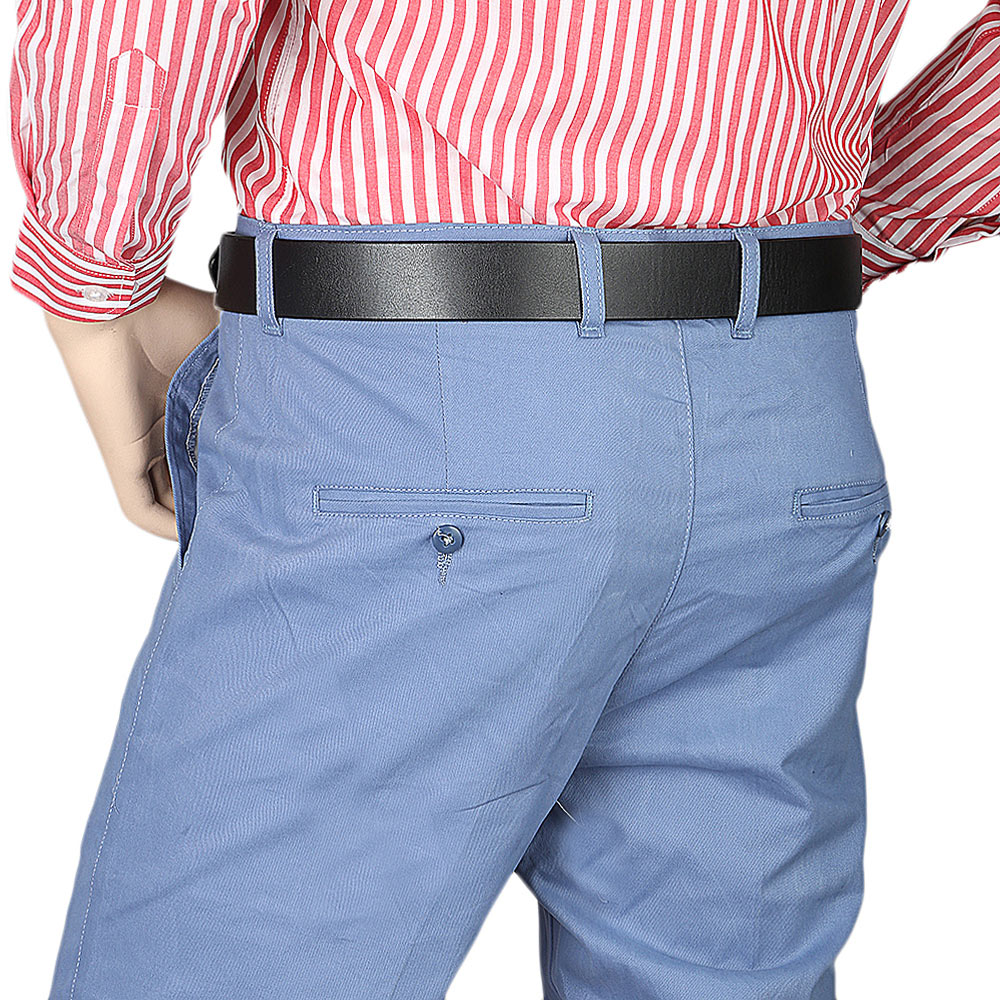 Men's Casual Cotton Pant - Blue, Men, Casual Pants And Jeans, Chase Value, Chase Value