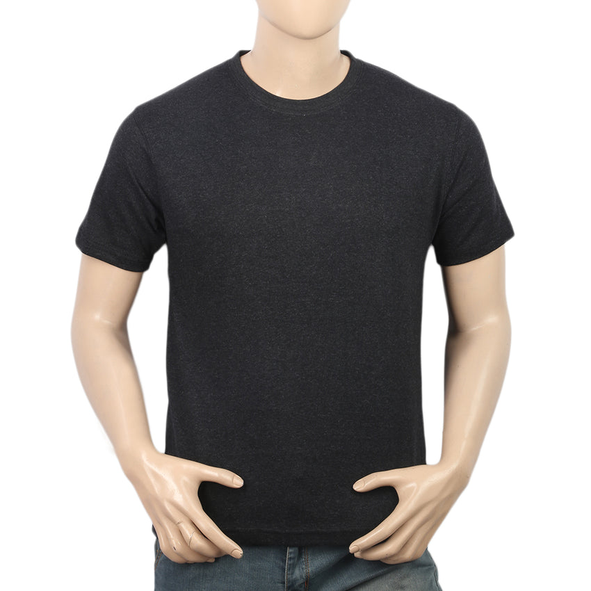 Men's Plain T-Shirt - Black, Men, T-Shirts And Polos, Chase Value, Chase Value