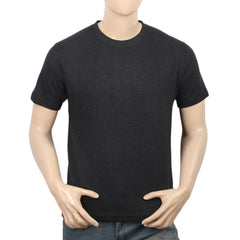 Men's Plain T-Shirt - Black, Men, T-Shirts And Polos, Chase Value, Chase Value