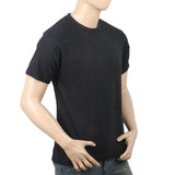 Men's Plain T-Shirt - Black, Men, T-Shirts And Polos, Chase Value, Chase Value