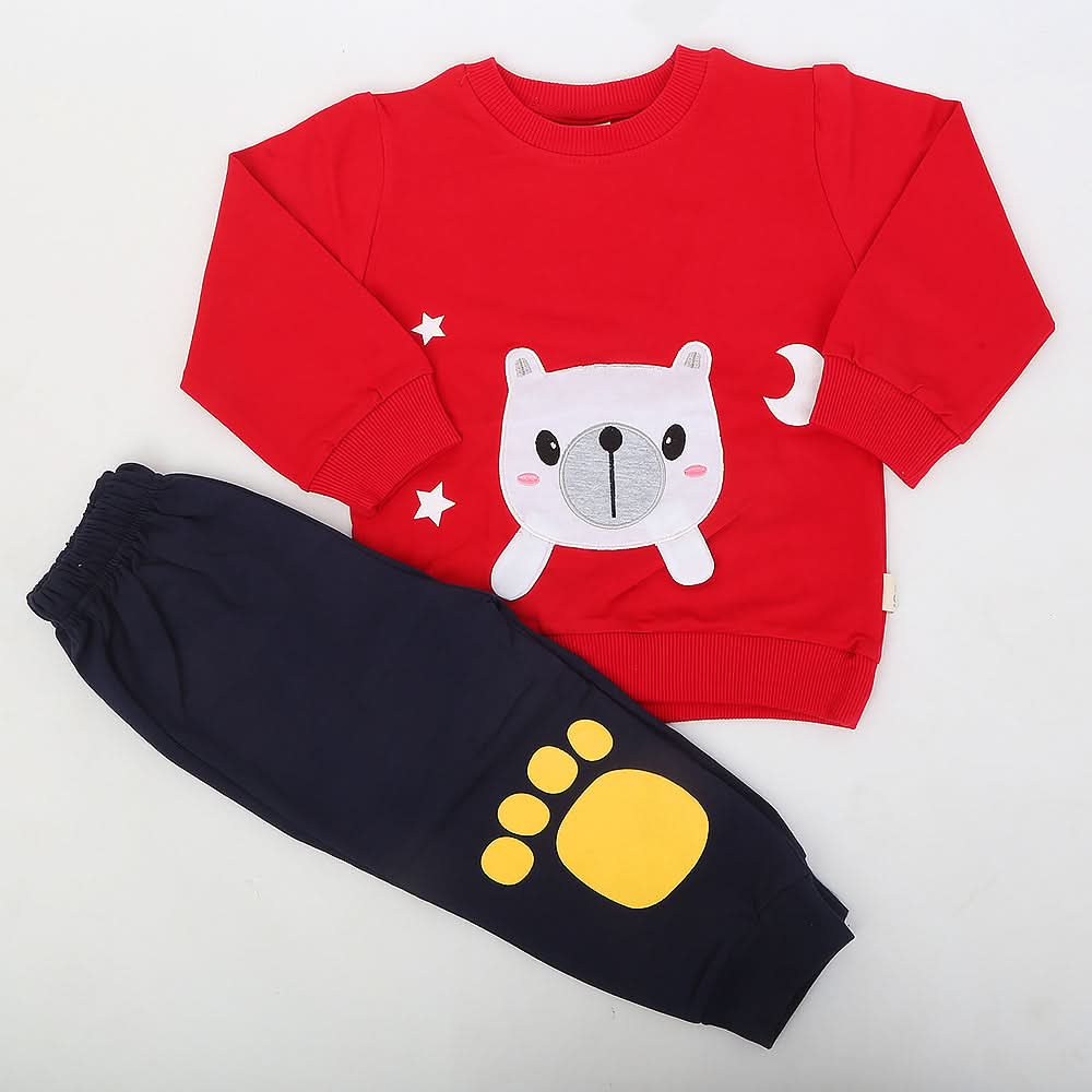 Boys Full Sleeves Suit - Red, Kids, Boys Sets And Suits, Chase Value, Chase Value