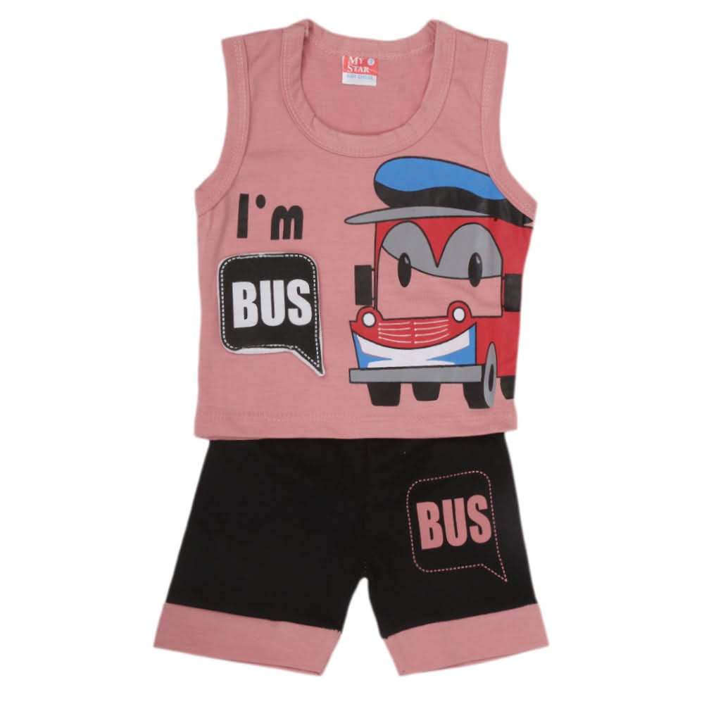 Newborn Boys Sando Suit 913 - Pink, Kids, NB Boys Sets And Suits, Chase Value, Chase Value