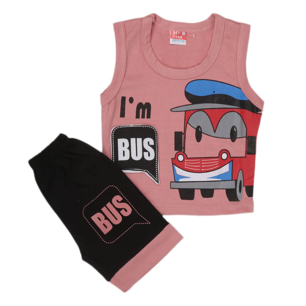 Newborn Boys Sando Suit 913 - Pink, Kids, NB Boys Sets And Suits, Chase Value, Chase Value