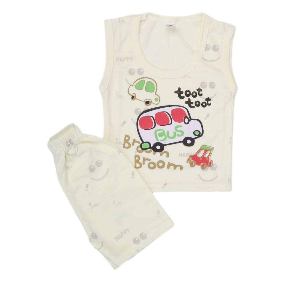 Newborn Boys Sando Suit 826 - Lemon, Kids, NB Boys Sets And Suits, Chase Value, Chase Value