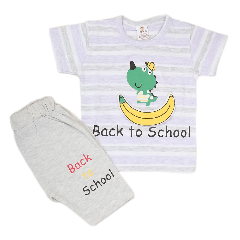 Newborn Boys Half Sleeves Suit - Purple, Kids, NB Boys Sets And Suits, Chase Value, Chase Value