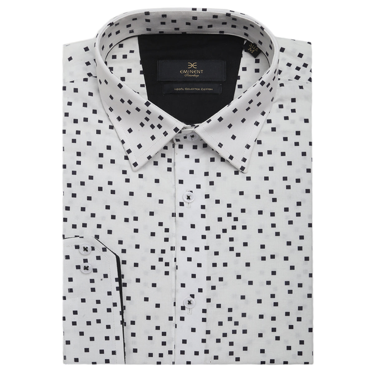 Men's Eminent Saturday Printed Shirt - White, Men, Shirts, Eminent, Chase Value