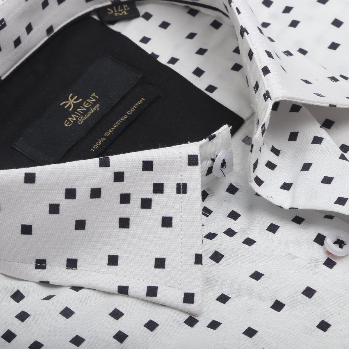 Men's Eminent Saturday Printed Shirt - White, Men, Shirts, Eminent, Chase Value