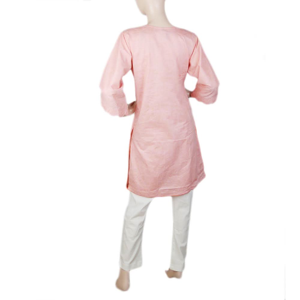 Women's Embroidered 2 Piece Suit - Peach, Women, Shalwar Suits, Chase Value, Chase Value