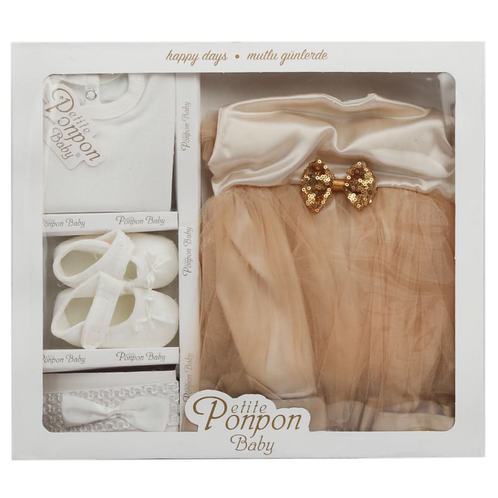 Newborn Girls Gift Set - Beige, Kids, Newborn Girls Sets And Suits, Chase Value, Chase Value