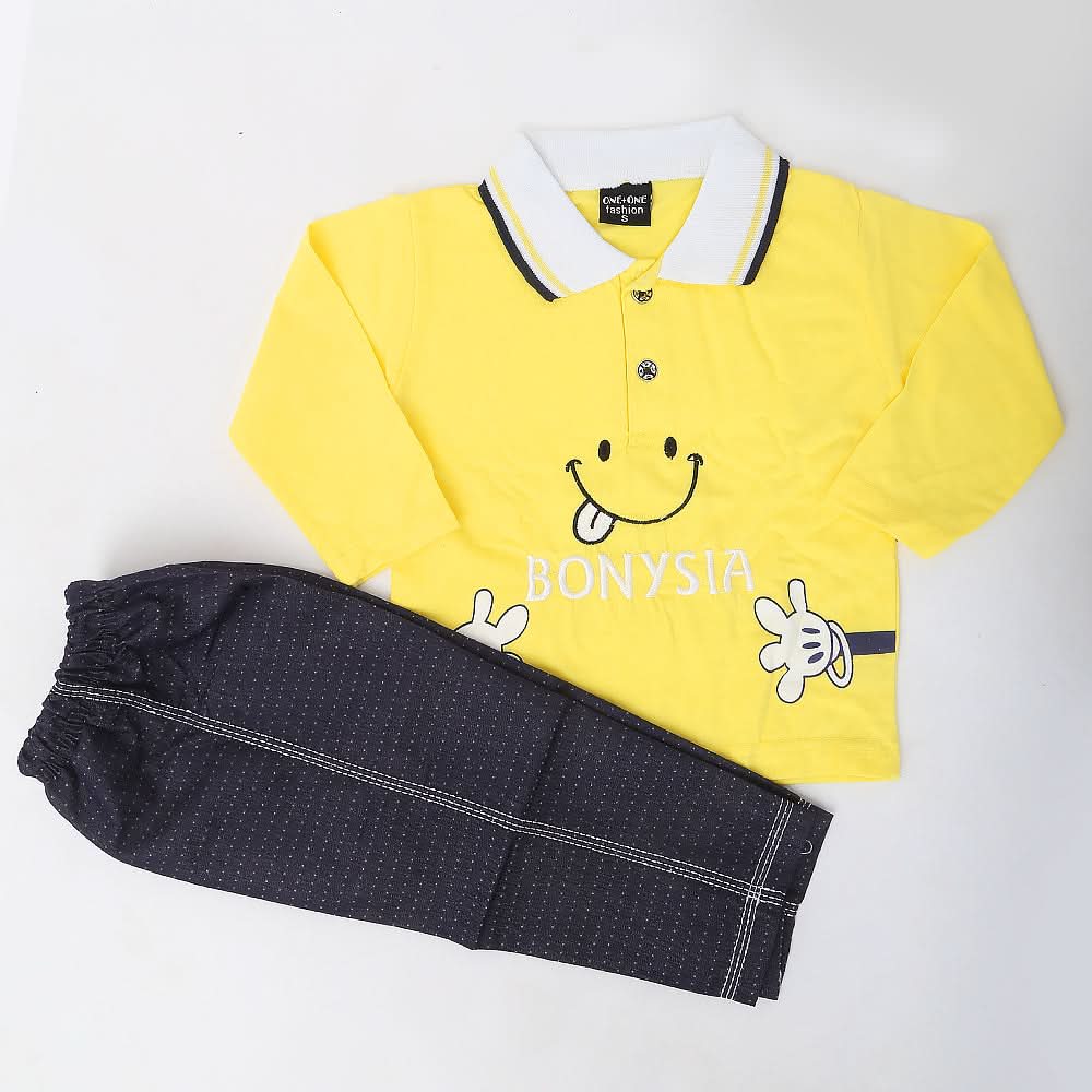 Boys Full Sleeves Suit - Yellow, Kids, Boys Sets And Suits, Chase Value, Chase Value