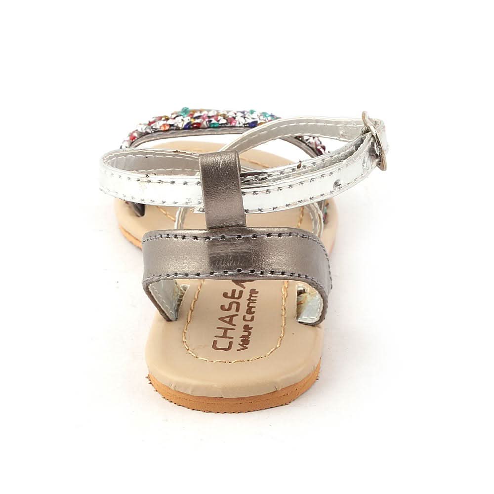 Girls Sandal K-010 - Grey, Kids, Girls Sandals, Chase Value, Chase Value