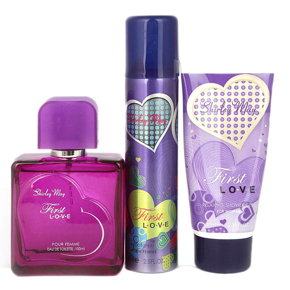 Shirley May Gift Set For Women - First Love, Perfumes and Colognes, Chase Value, Chase Value