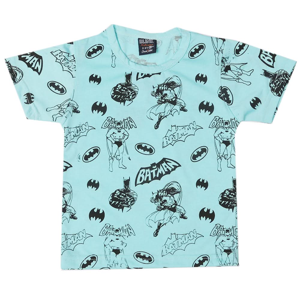 Boys Half Sleeves T-shirt - Light Blue, Boys T-Shirts, Chase Value, Chase Value