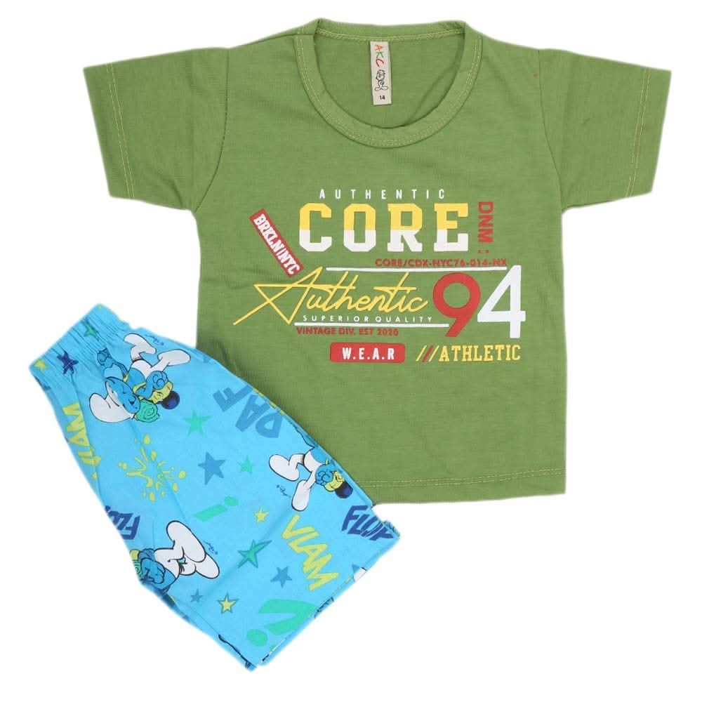 Boys Sando 2 Piece Suit - Green, Kids, Boys Sets And Suits, Chase Value, Chase Value