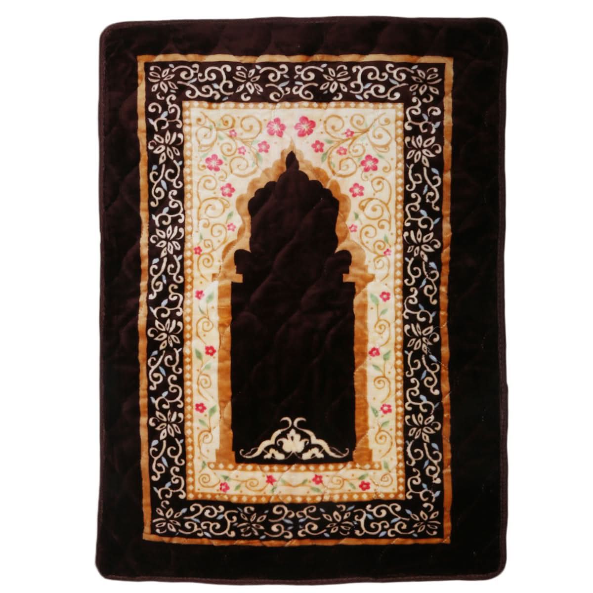 Ja-e-Namaaz Foam Printed New 1099 - Dark Brown, Home & Lifestyle, Mats, Chase Value, Chase Value