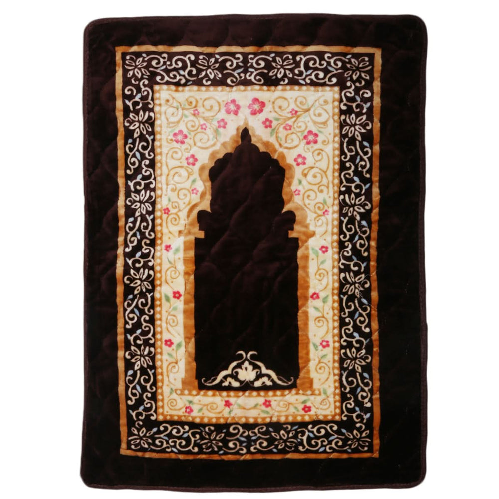 Ja-e-Namaaz Foam Printed New 1099 - Dark Brown, Home & Lifestyle, Mats, Chase Value, Chase Value