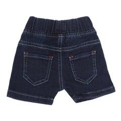Newborn Boys Denim Short B-2 - Dark Blue, Kids, NB Boys Shorts And Pants, Chase Value, Chase Value