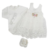 Newborn Girls Gift Set - White, Newborn Girls Sets & Suits, Chase Value, Chase Value