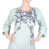 Women's Embroidered 2 Piece Suit - Cyan, Women, Shalwar Suits, Chase Value, Chase Value