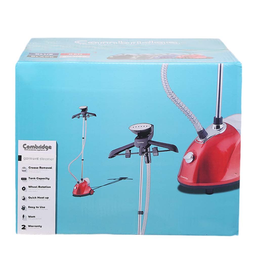Cambridge Garment Steamer Iron (GS05) - Red, Home & Lifestyle, Iron & Streamers, Cambridge, Chase Value