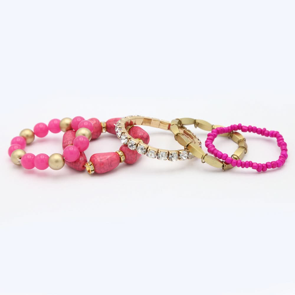Women's Bracelet - Pink, Women, Bangles & Bracelets, Chase Value, Chase Value