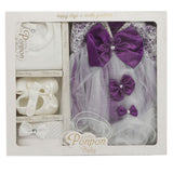 Newborn Girls Gift Set - Purple - B, Kids, Newborn Girls Sets And Suits, Chase Value, Chase Value
