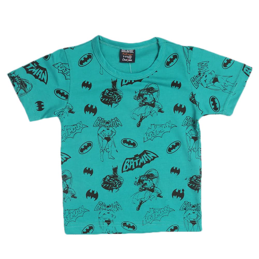 Boys Half Sleeves T-shirt - Light Green, Boys T-Shirts, Chase Value, Chase Value
