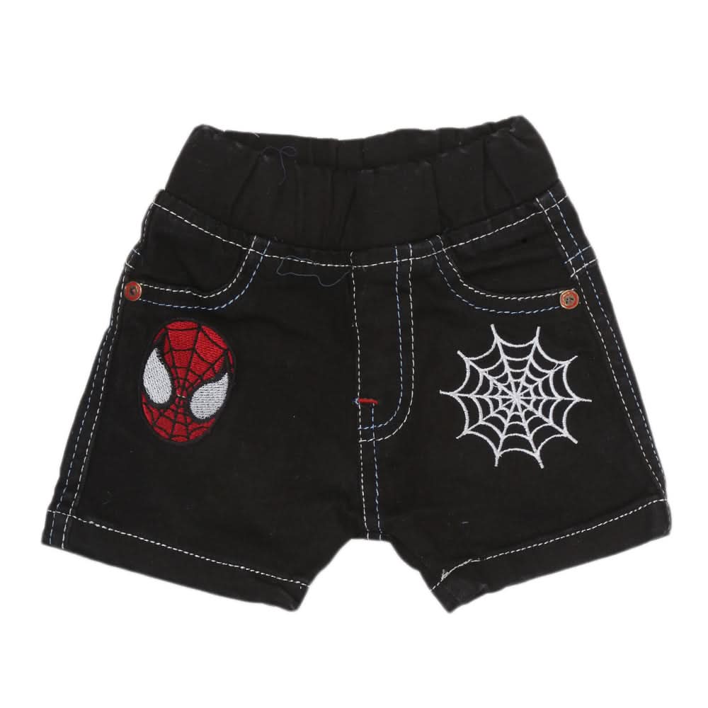 Newborn Boys Short Denim B-2 - Black, Kids, NB Boys Shorts And Pants, Chase Value, Chase Value