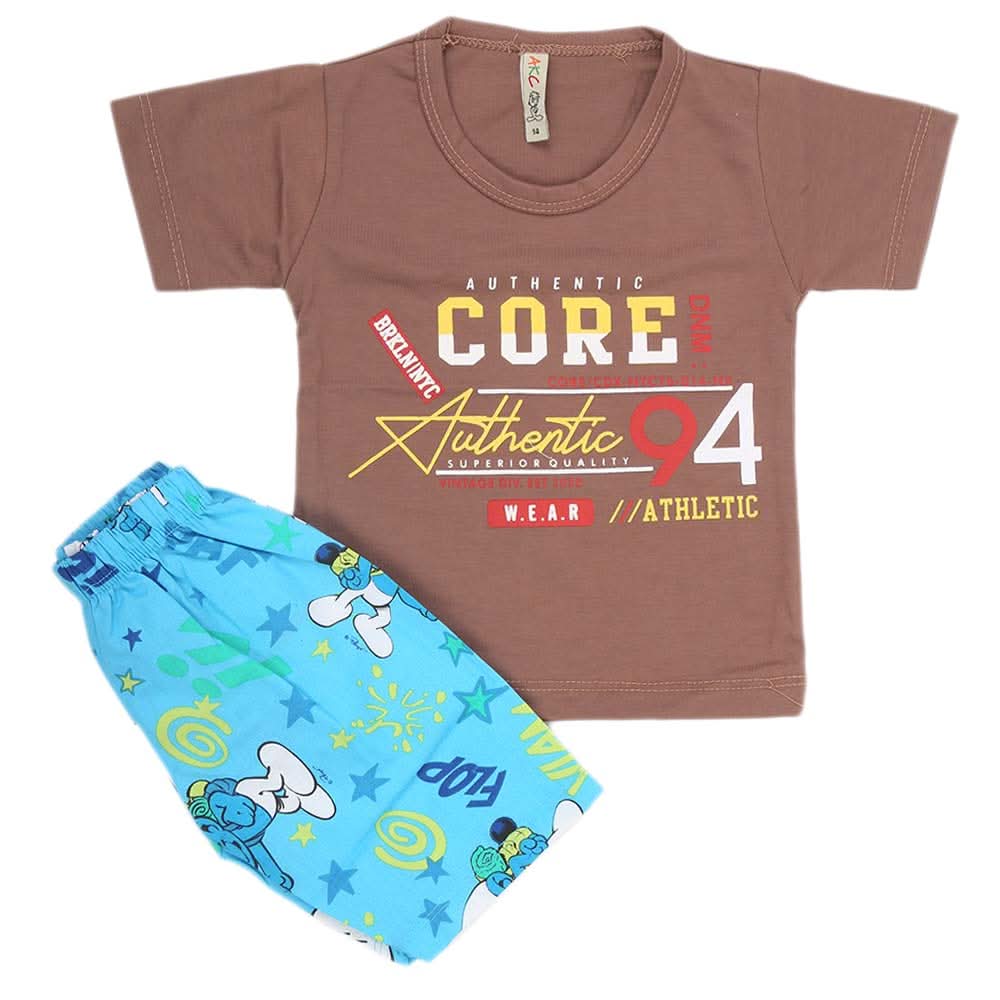 Boys Sando 2 Piece Suit - Coffee, Kids, Boys Sets And Suits, Chase Value, Chase Value
