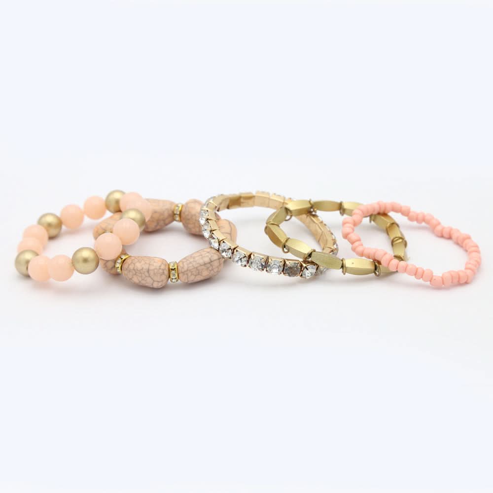 Women's Bracelet - Peach, Women, Bangles & Bracelets, Chase Value, Chase Value