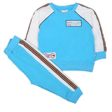 Boys Full Sleeves 2 Pcs Suit - Blue, Kids, Boys Sets And Suits, Chase Value, Chase Value